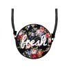 Στρογγυλή τσάντα ώμου  "Fresh flowers"